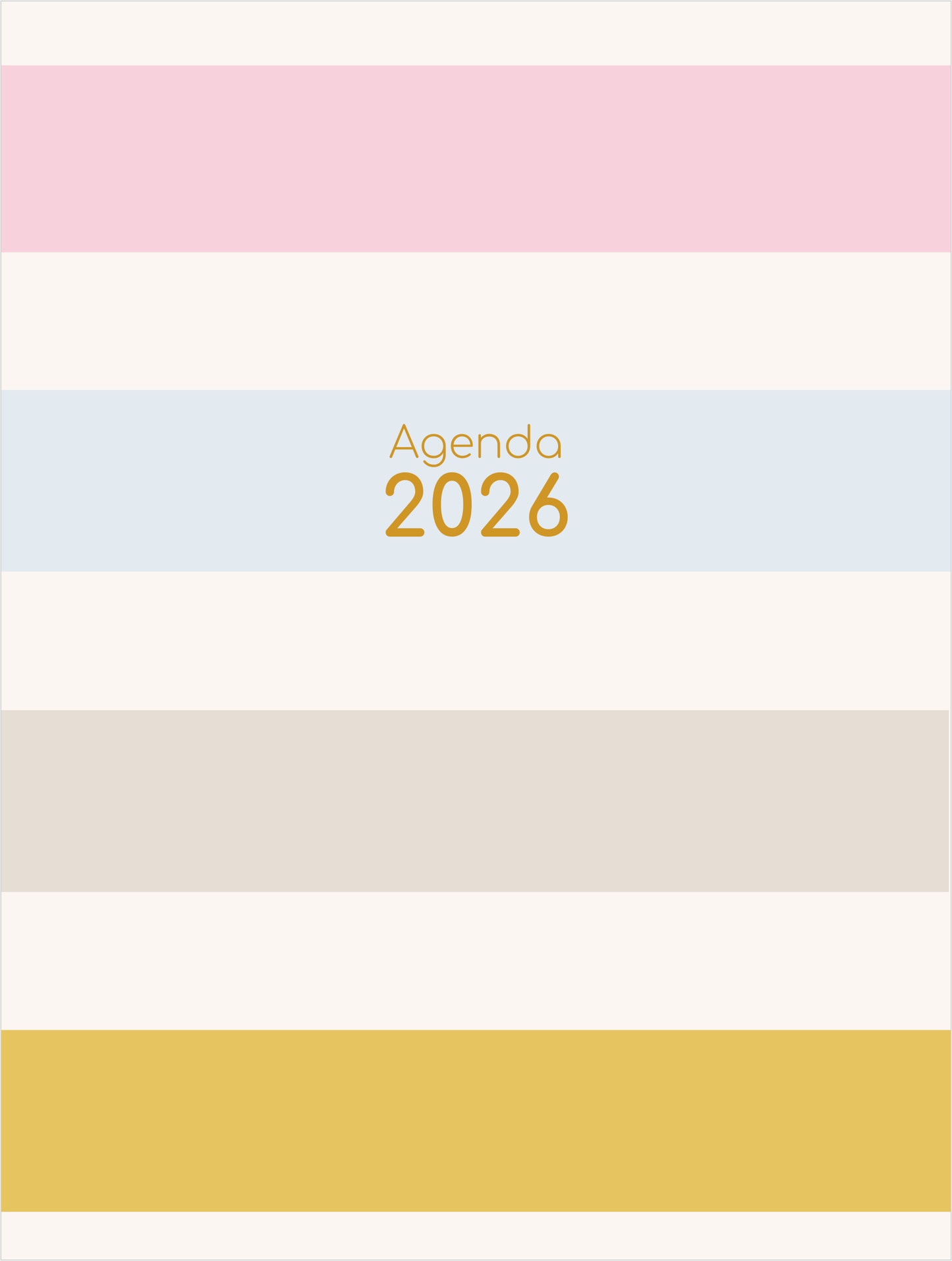 Agenda A5 Fofas 2026