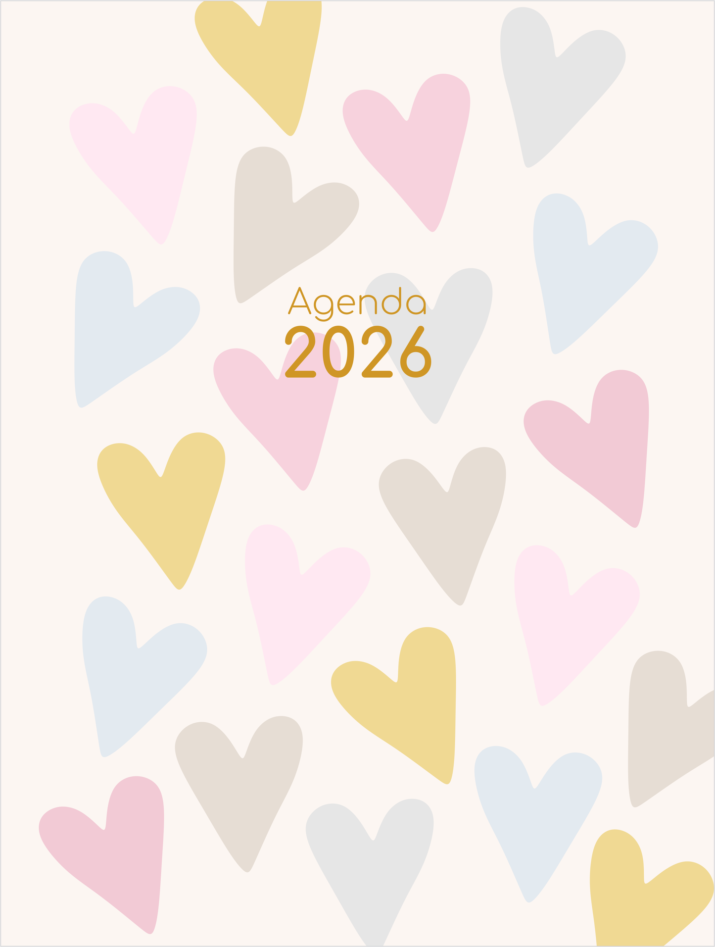 Agenda A5 Fofas 2026