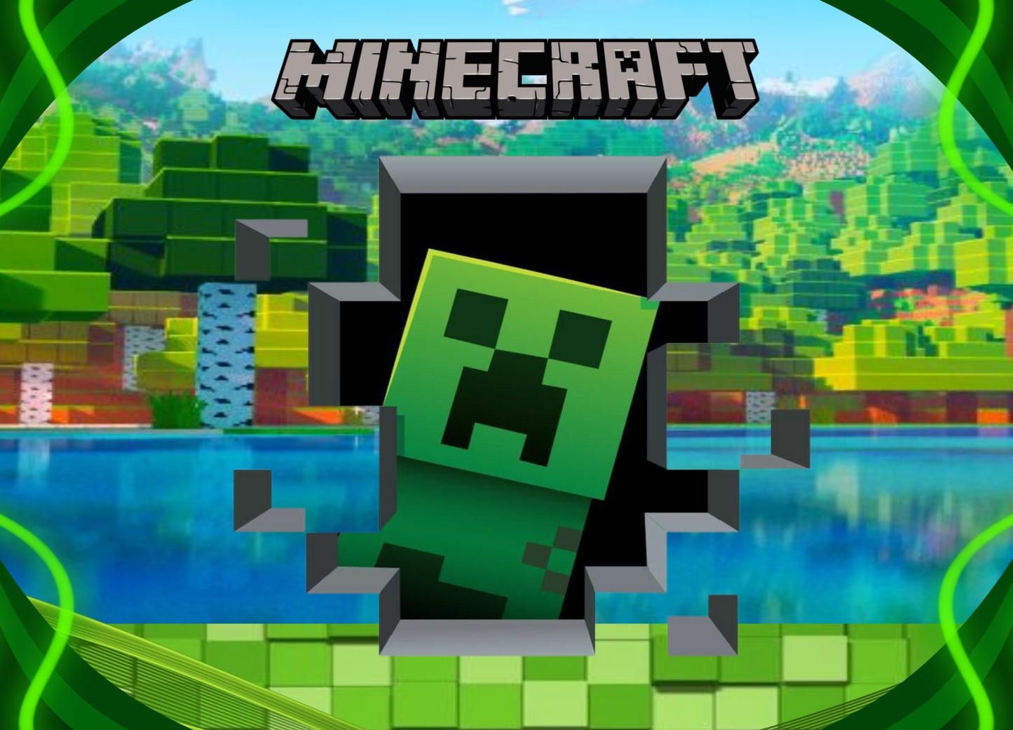Livro de colorir Minecraft