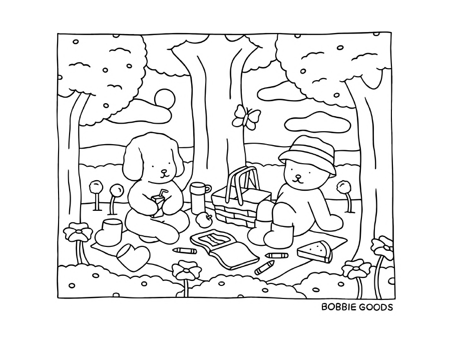 Livro de colorir Boobie Goods