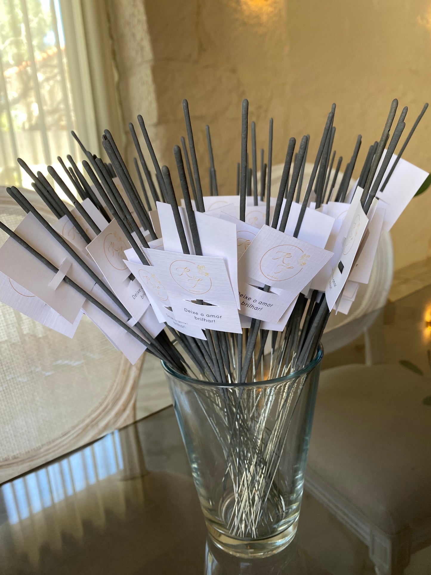 Sparkels com suporte em papel