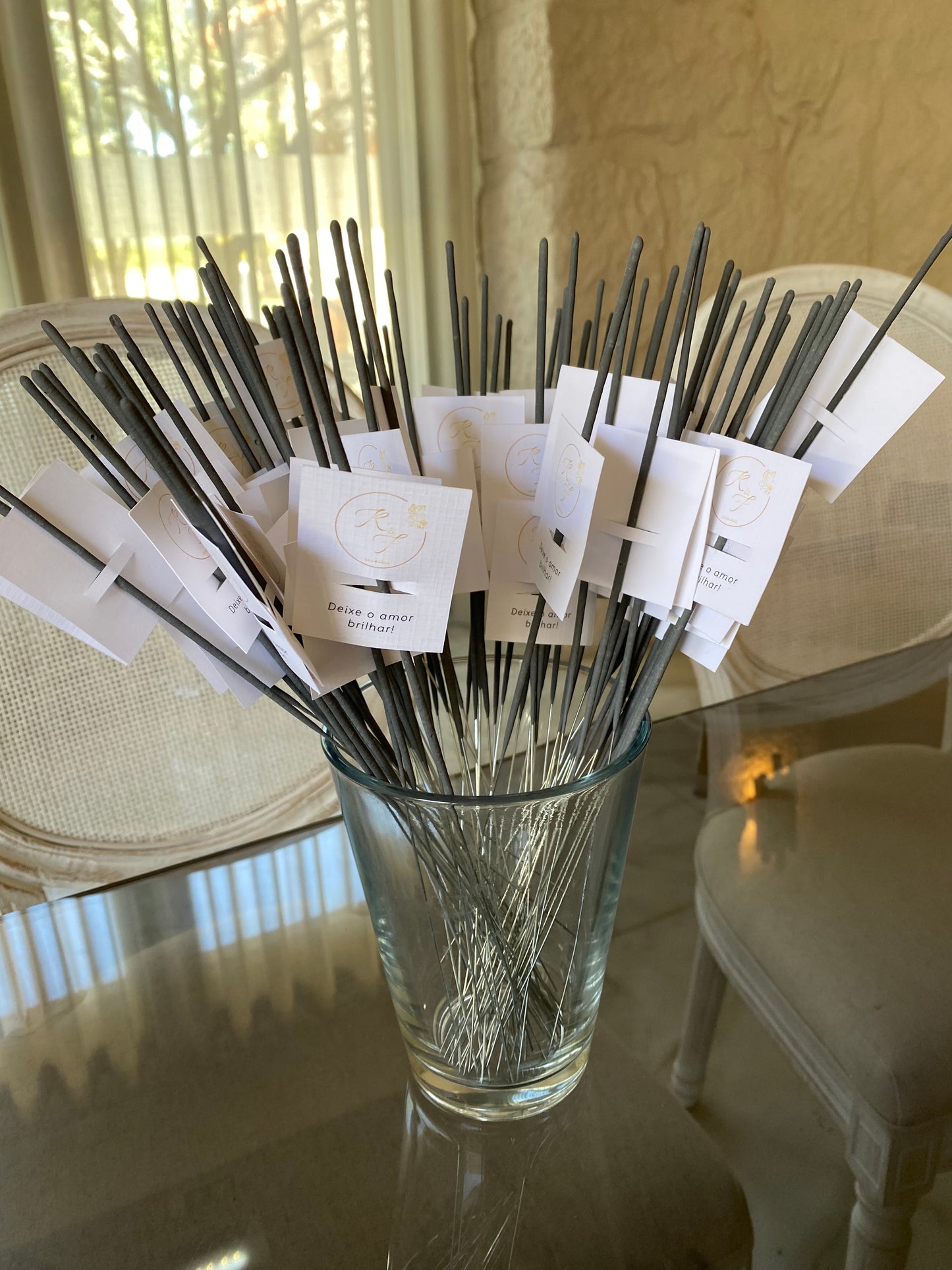 Sparkels com suporte em papel