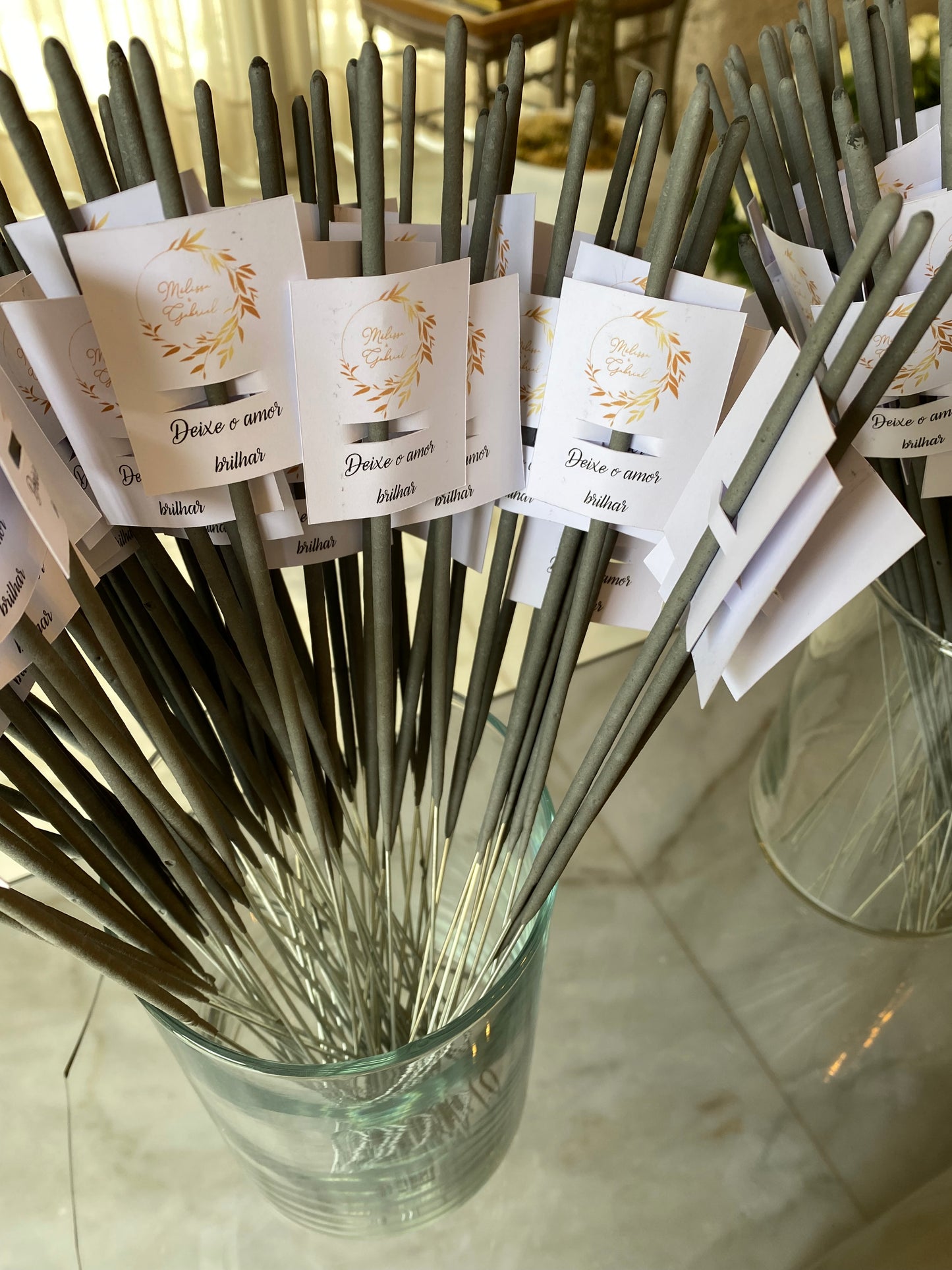 Sparkels com suporte em papel