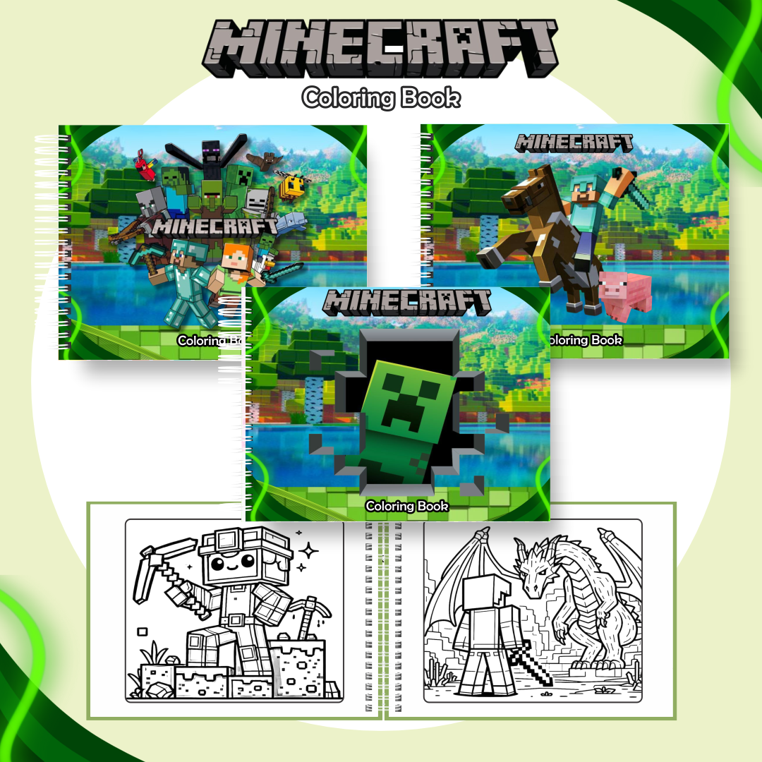 Livro de colorir Minecraft