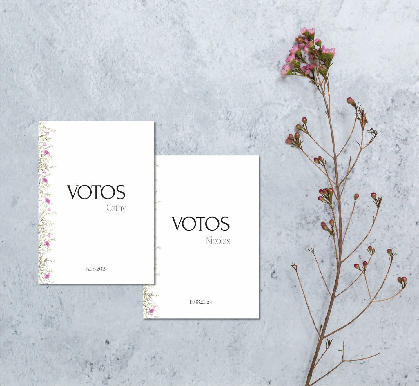 Livro de votos Cathy&Nicolas