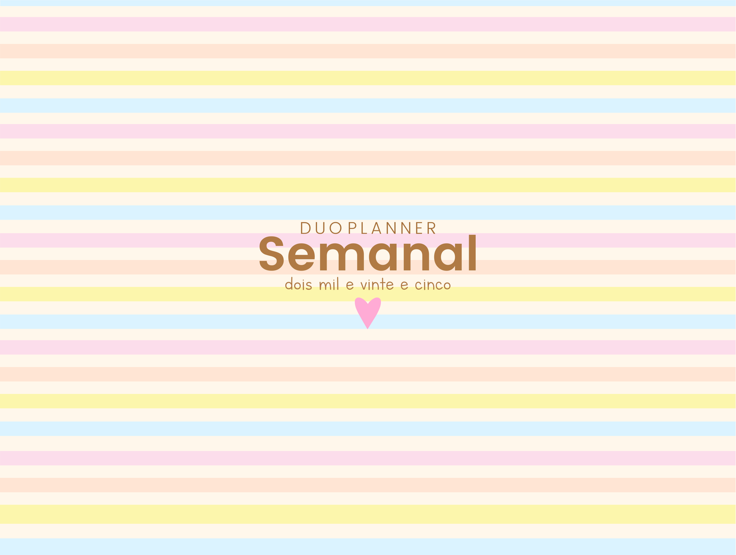 Planner Duo fofo