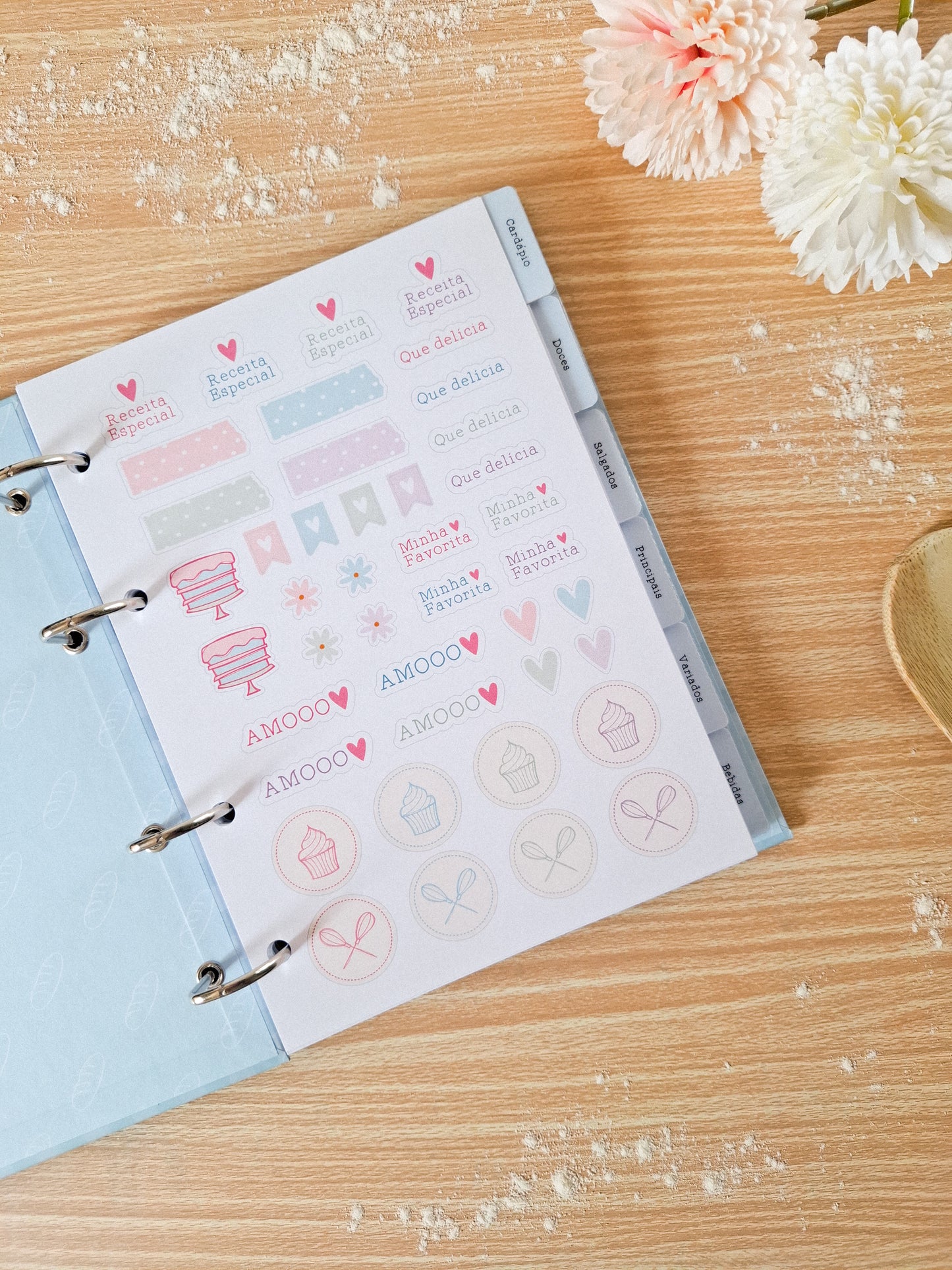 caderno de recitas "As minhas receitas"