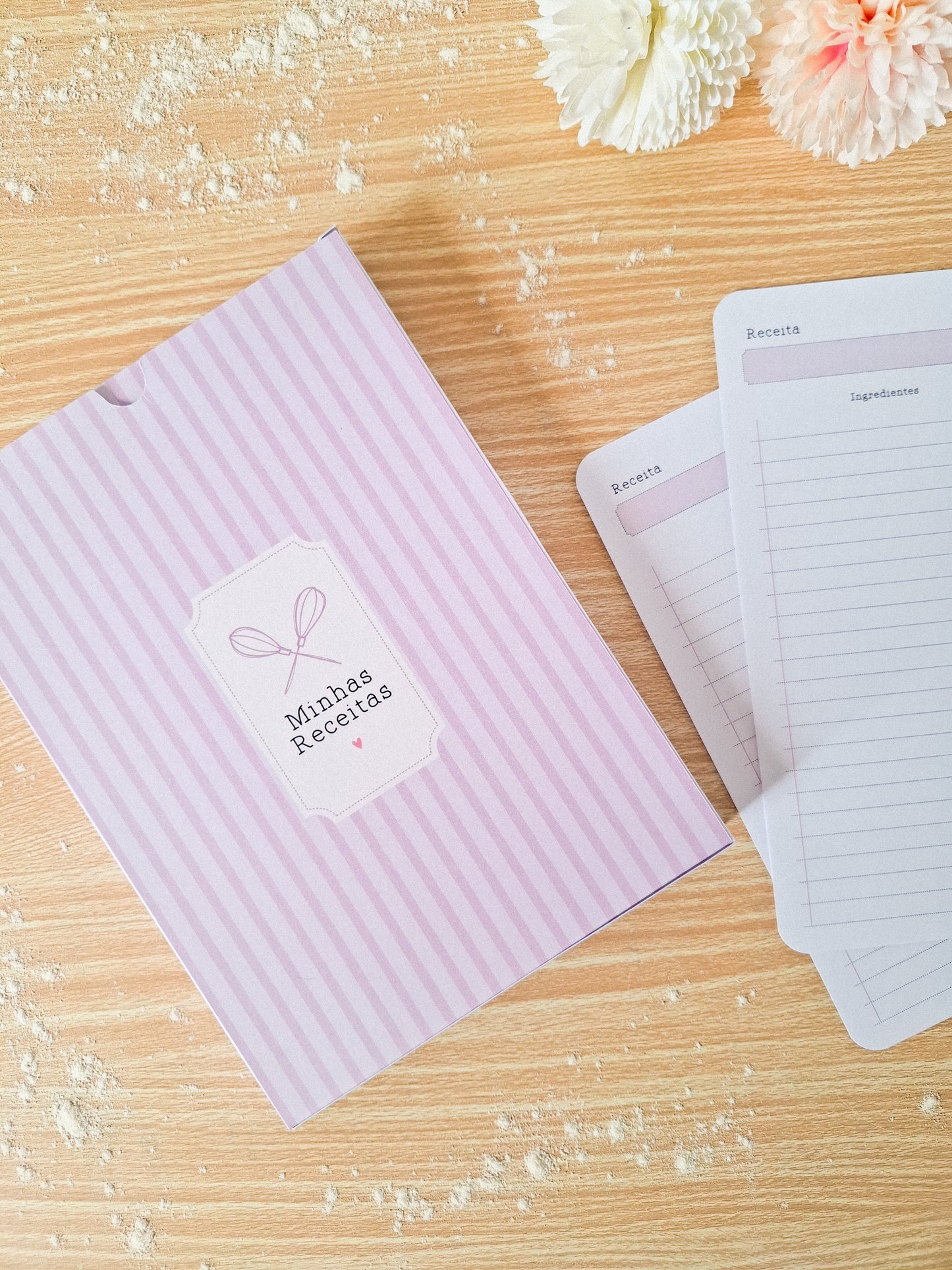 caderno de recitas "As minhas receitas"