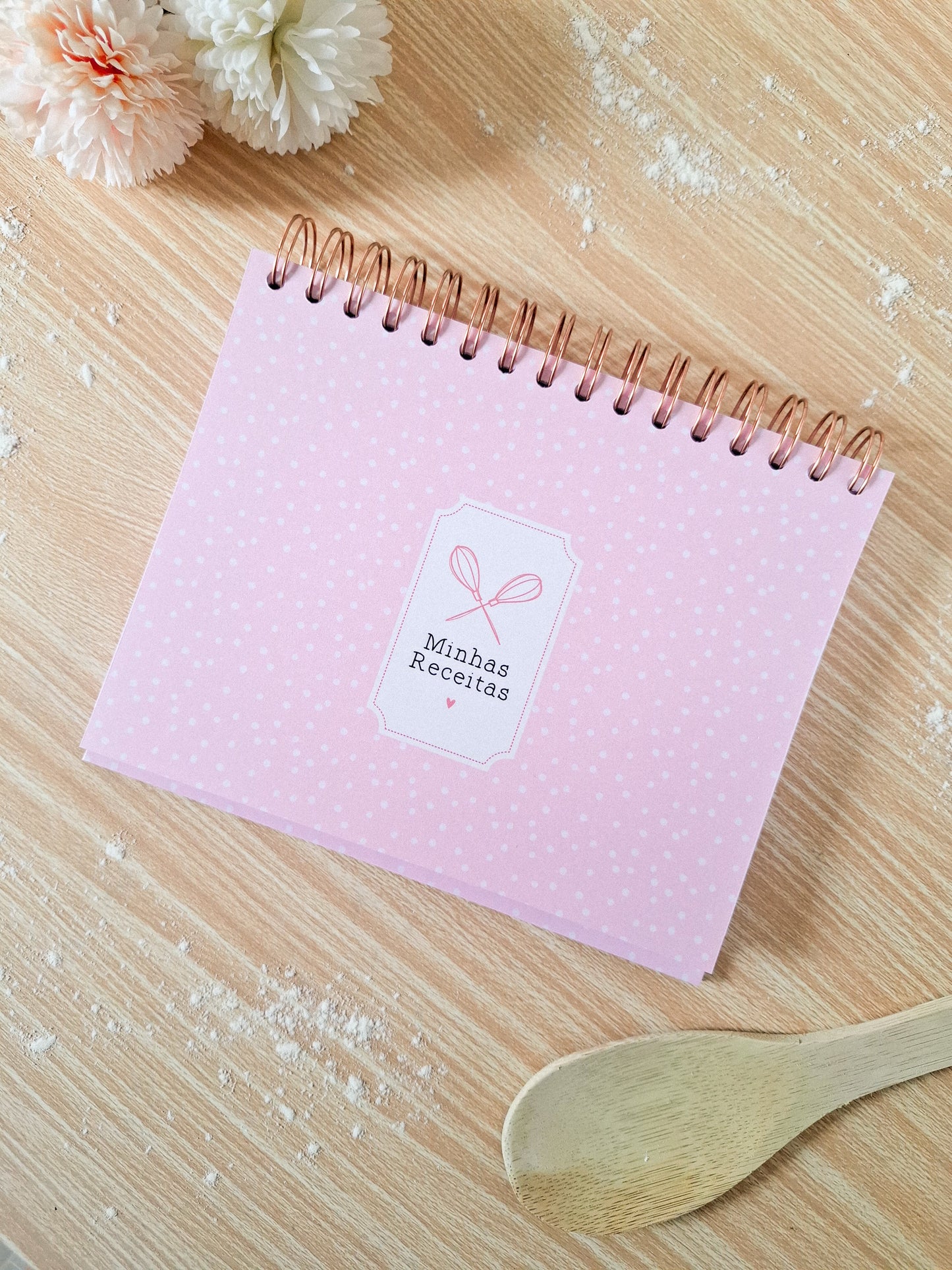 caderno de recitas "As minhas receitas"