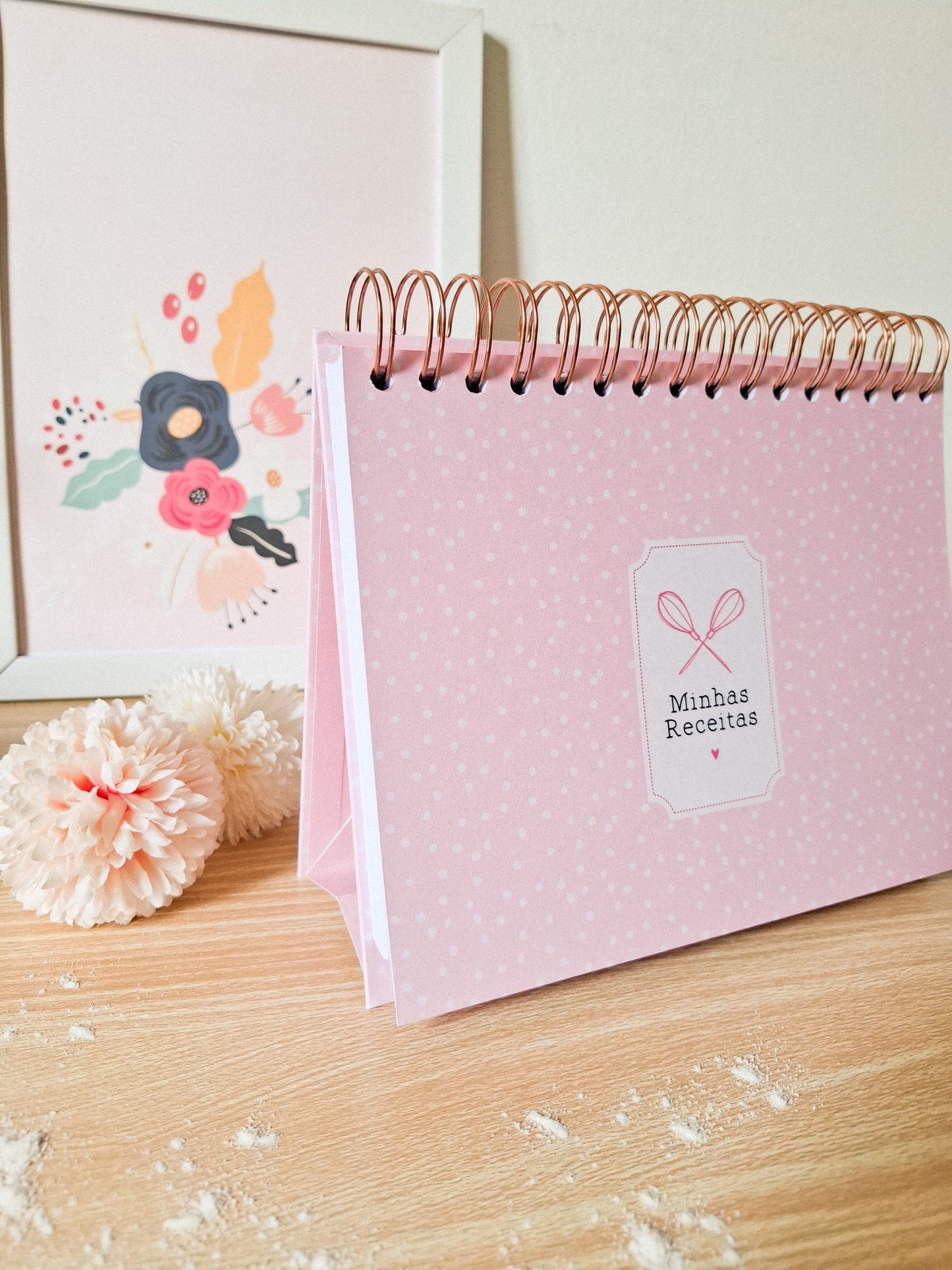 caderno de recitas "As minhas receitas"