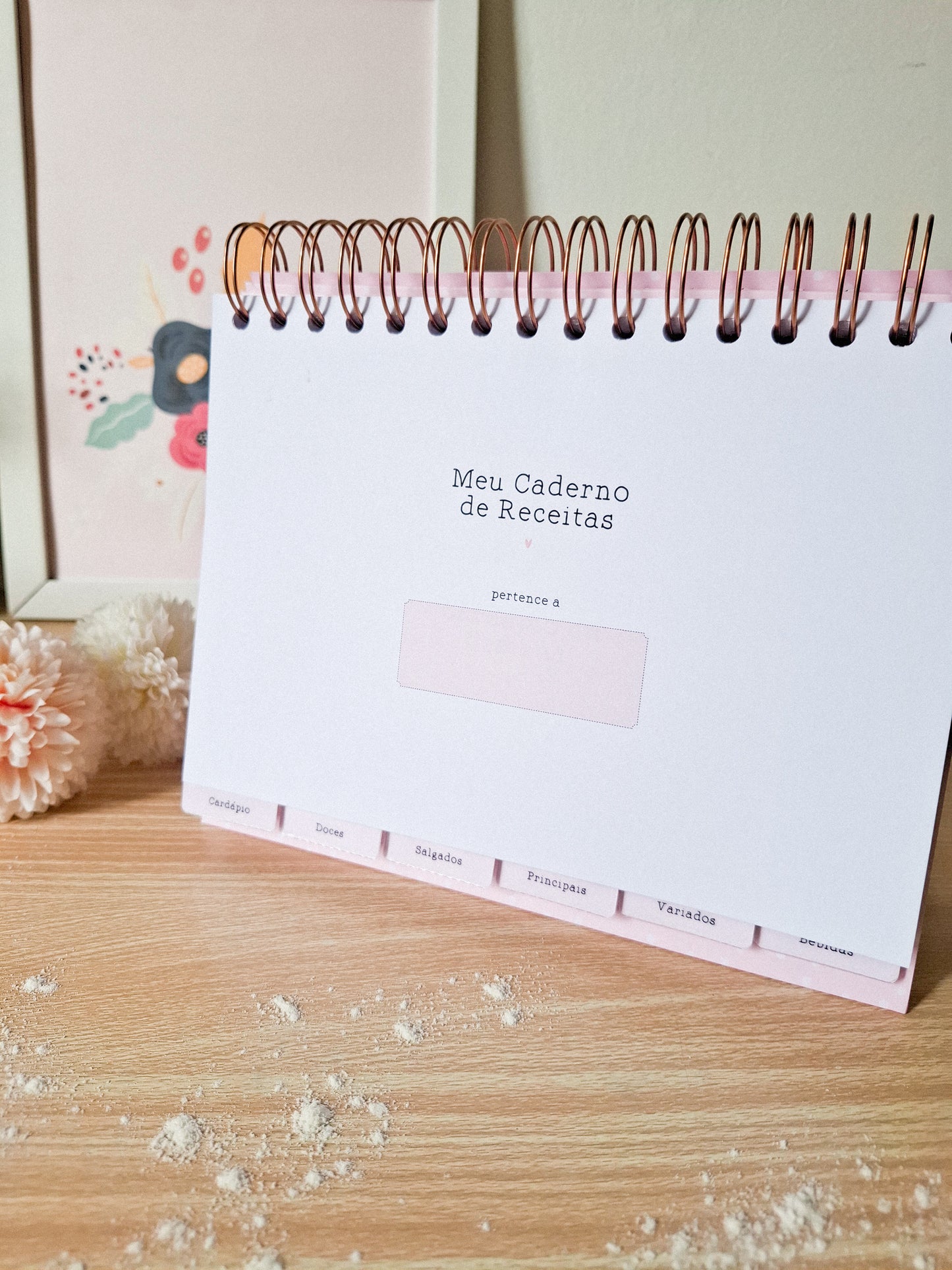 caderno de recitas "As minhas receitas"