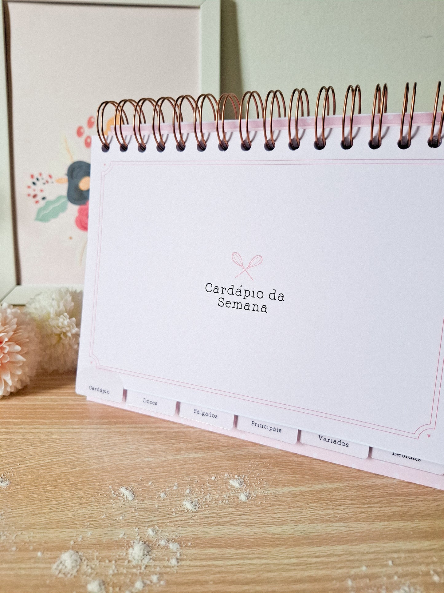 caderno de recitas "As minhas receitas"