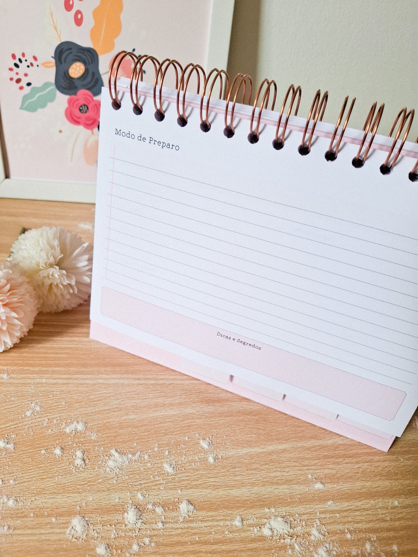 caderno de recitas "As minhas receitas"