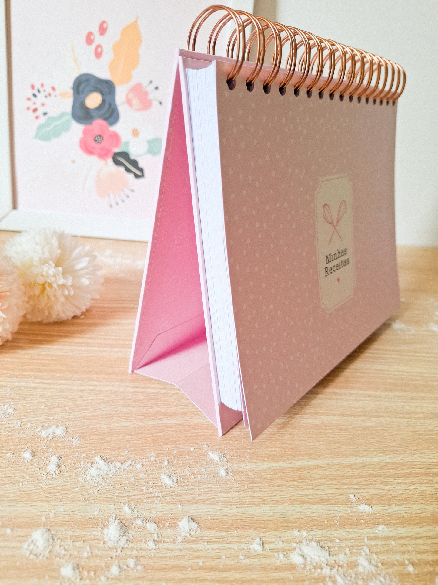 caderno de recitas "As minhas receitas"