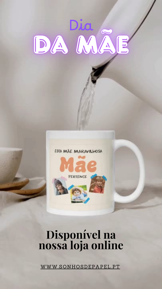 Caneca dia da mãe com foto
