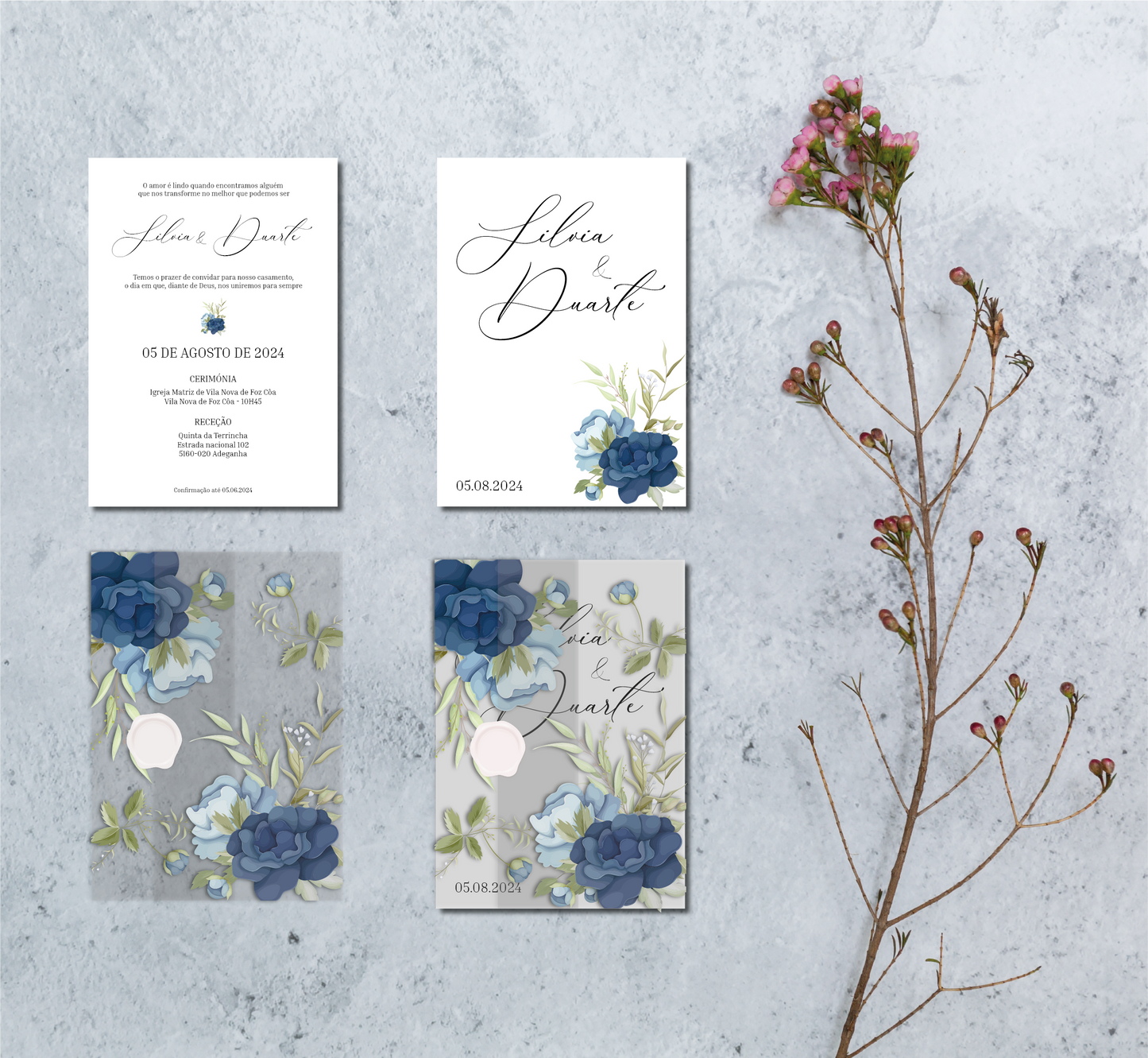 Convite Silvia&Duarte