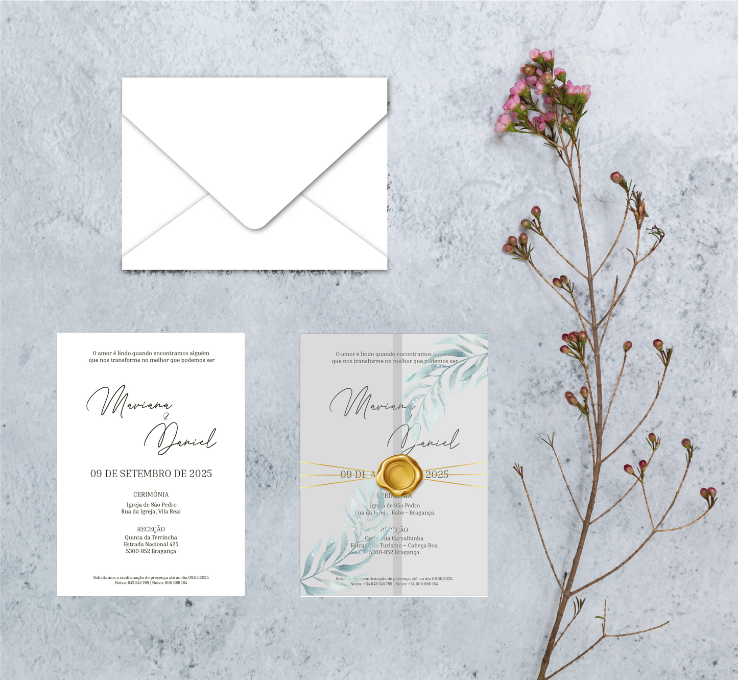 Convite Mariana&Daniel