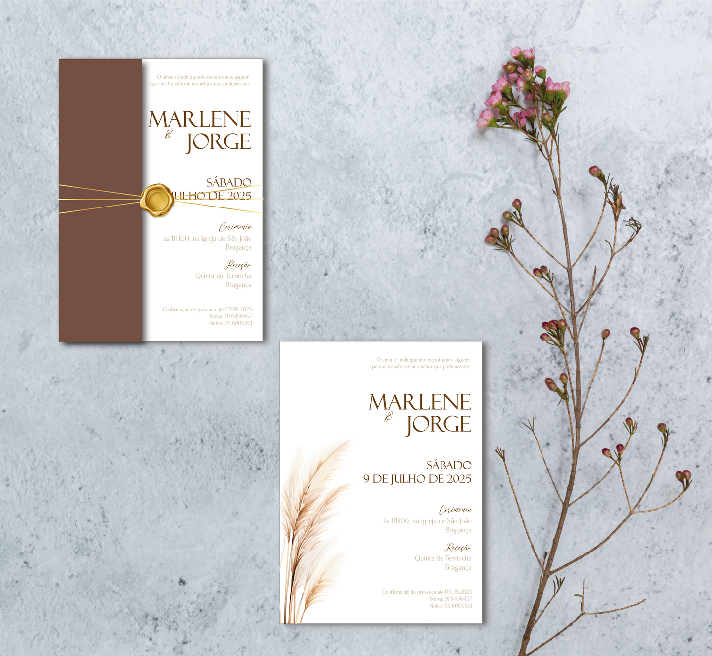 Convite Marlene&Jorge