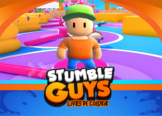 Livro de colorir stumble guys
