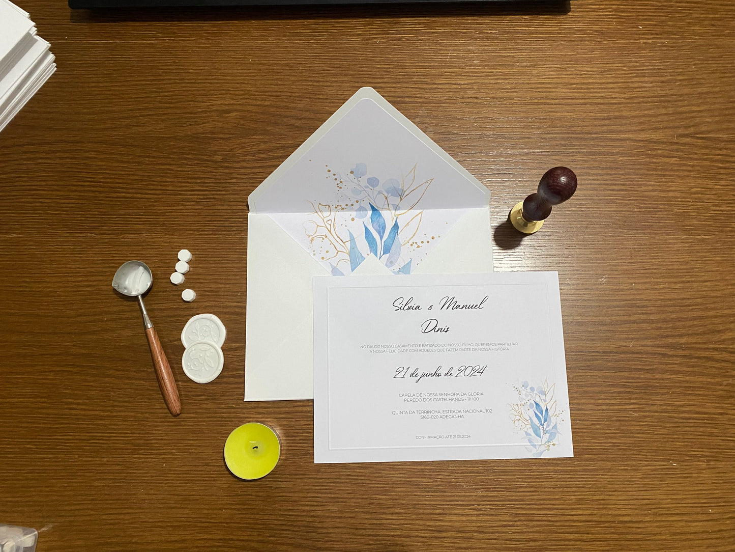 Convite Silvia & Manuel