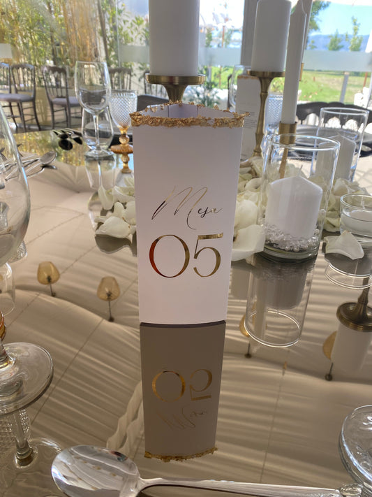 Menu triplo aplicação de dourado