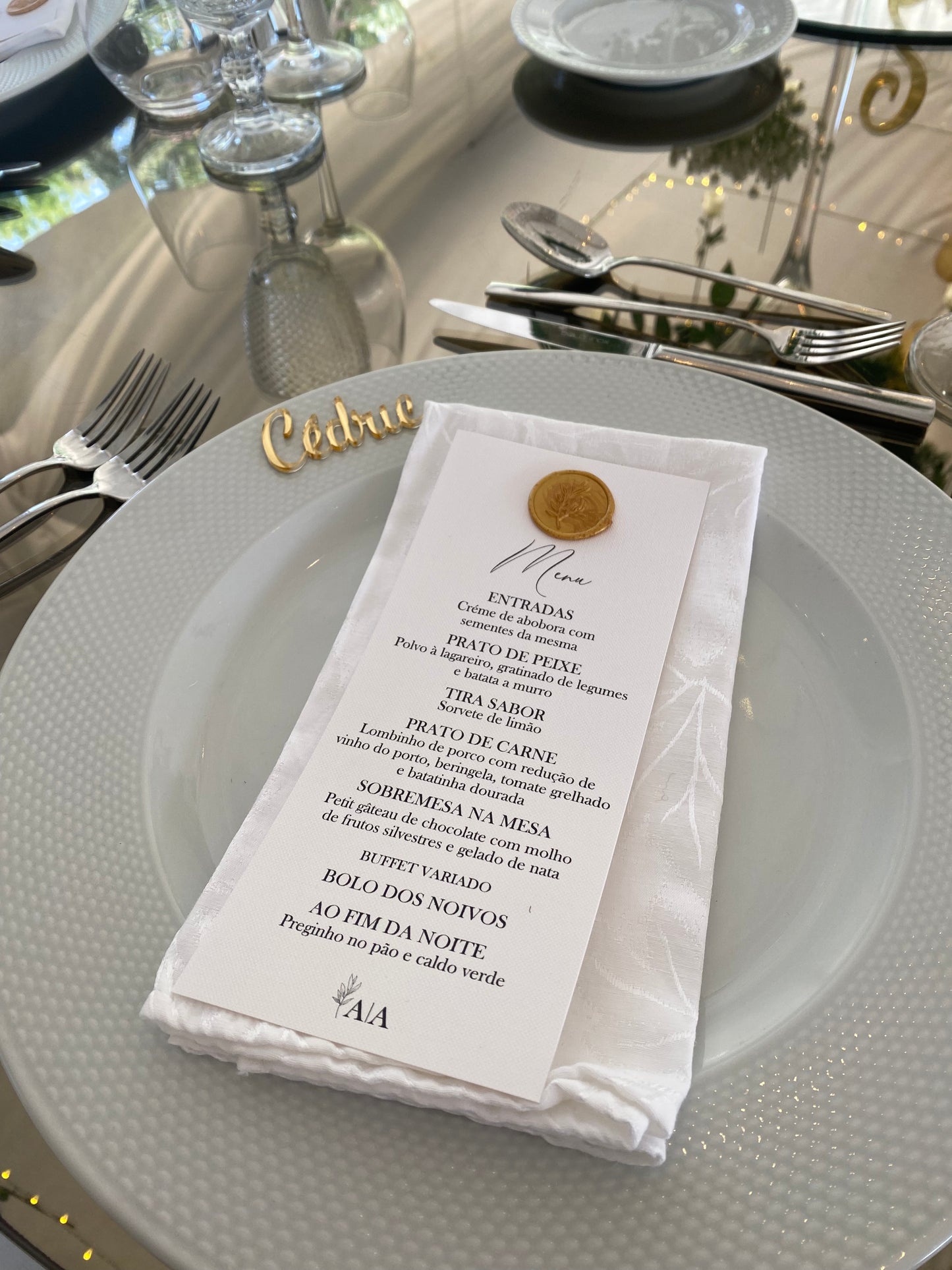 Menu A&A