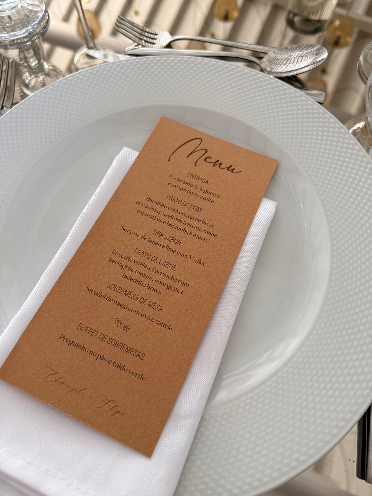 Menu Elisangela&Filipe