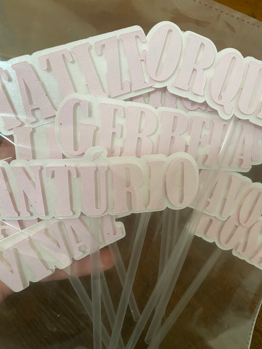 Topper para Mesas em papel