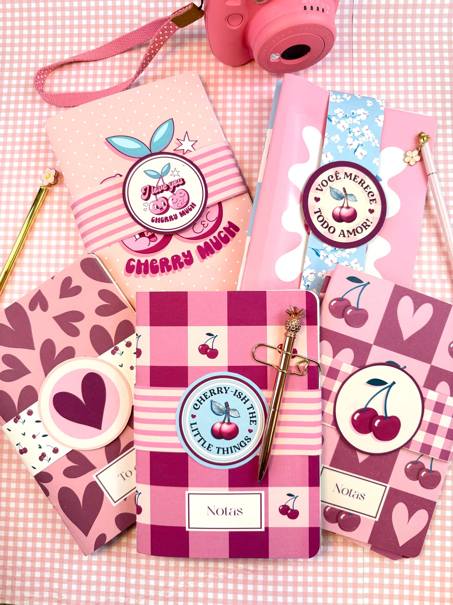 Cadernos cherry