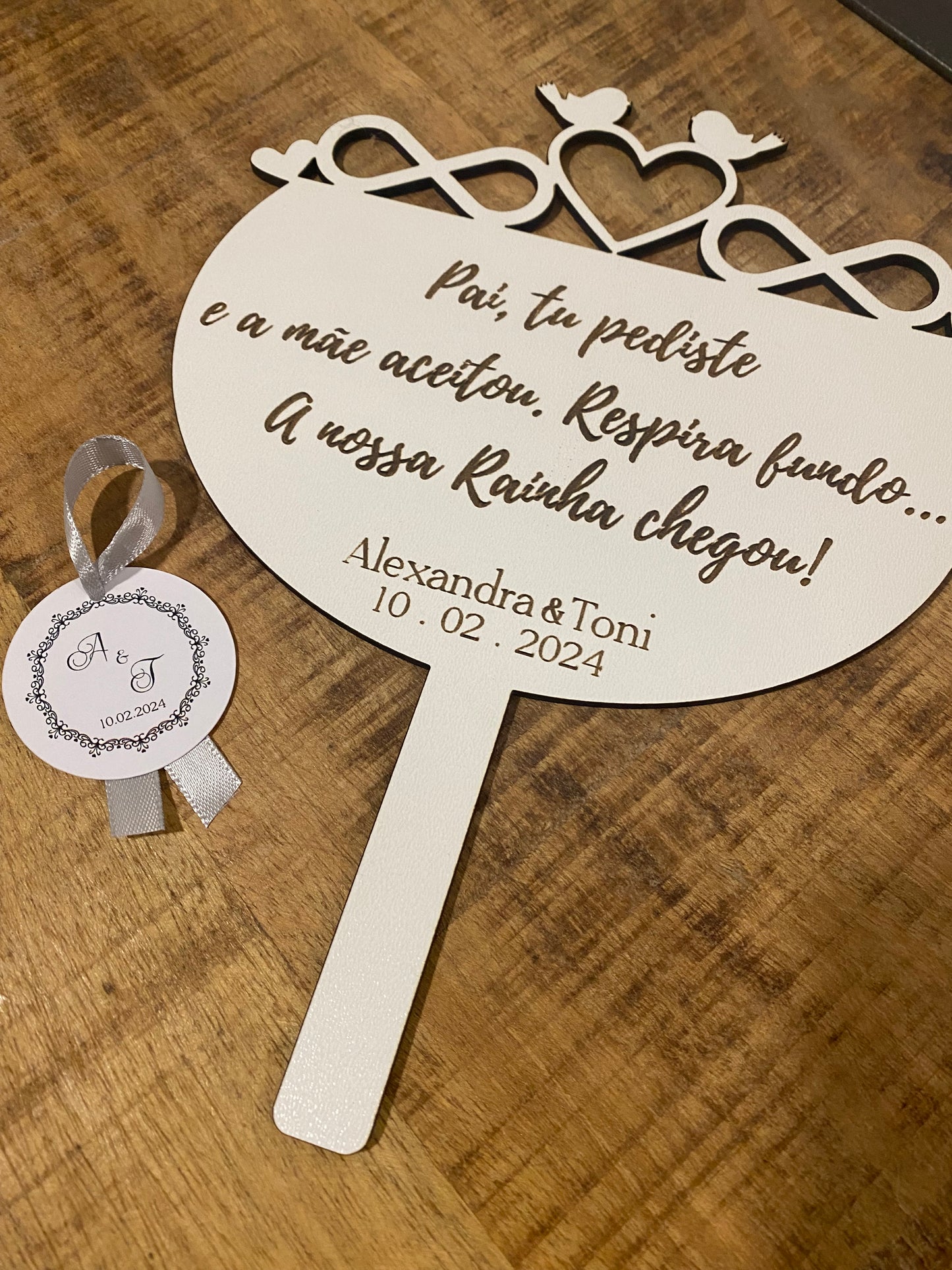 Placa para pagens em mdf - passarinhos