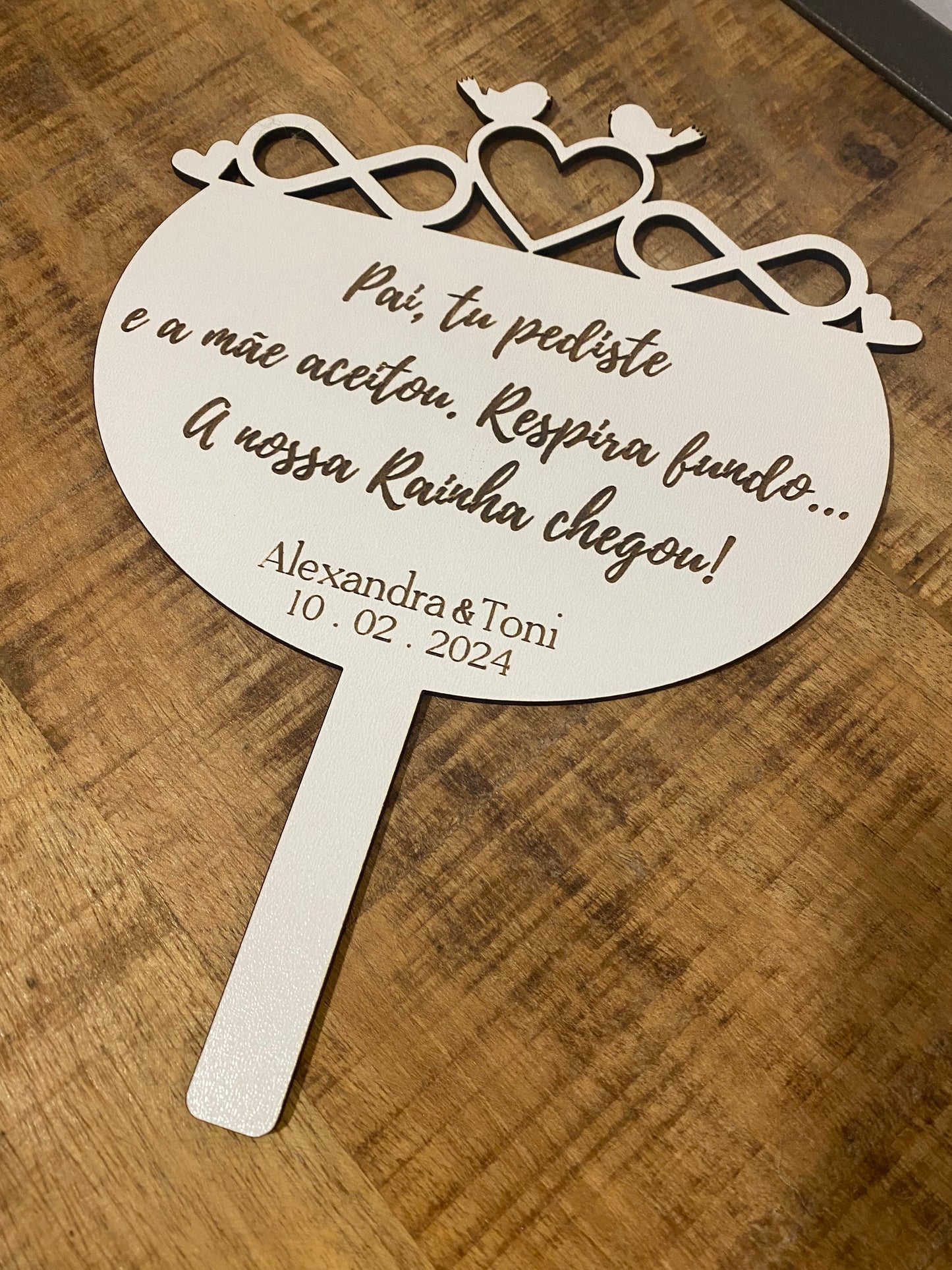 Placa para pagens em mdf - passarinhos