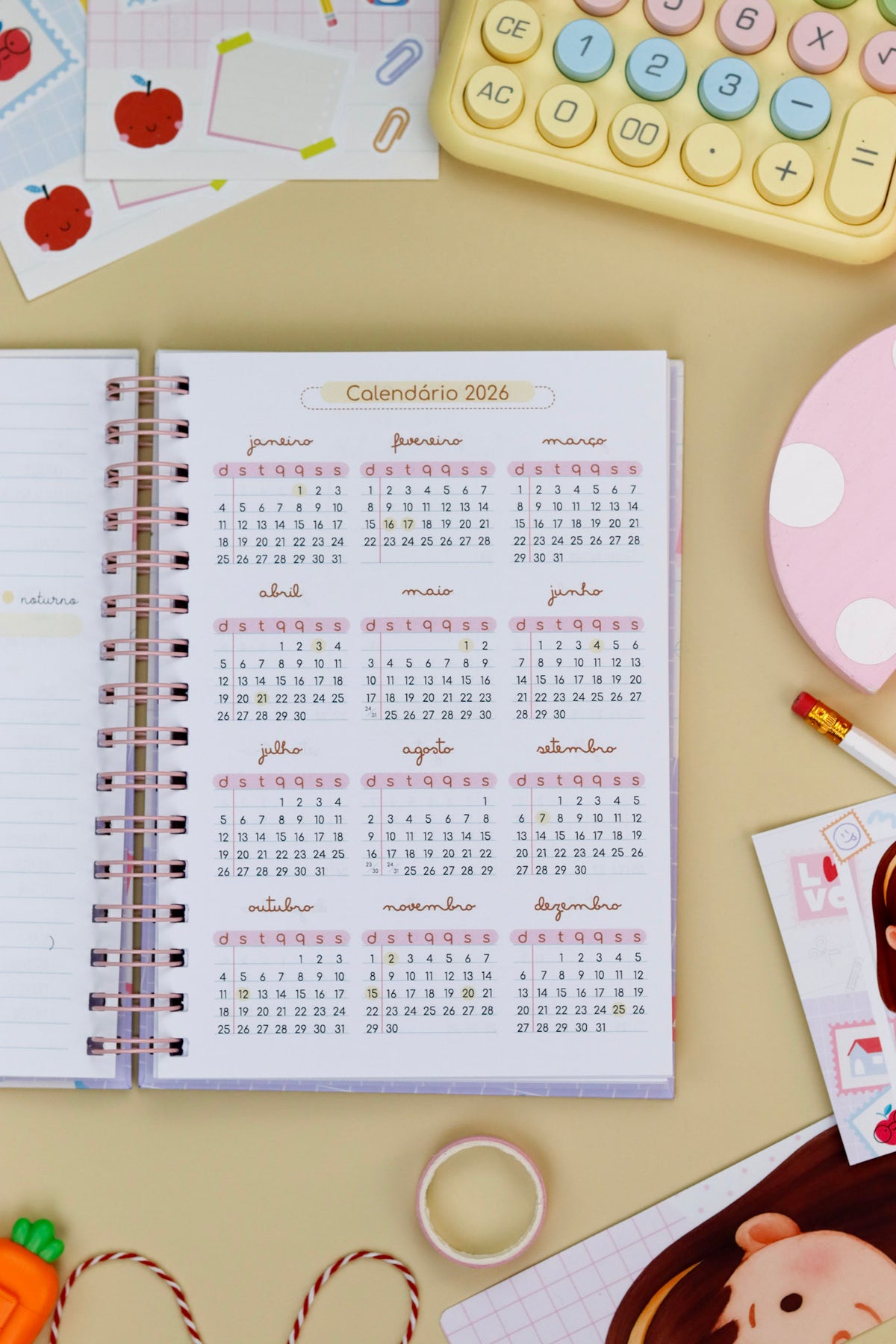 Agendas escolares 2026/2027
