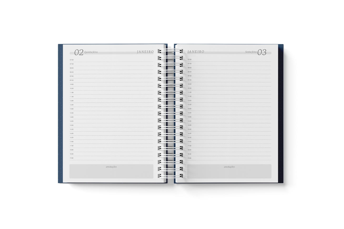 Planner A5 Branco papel 2