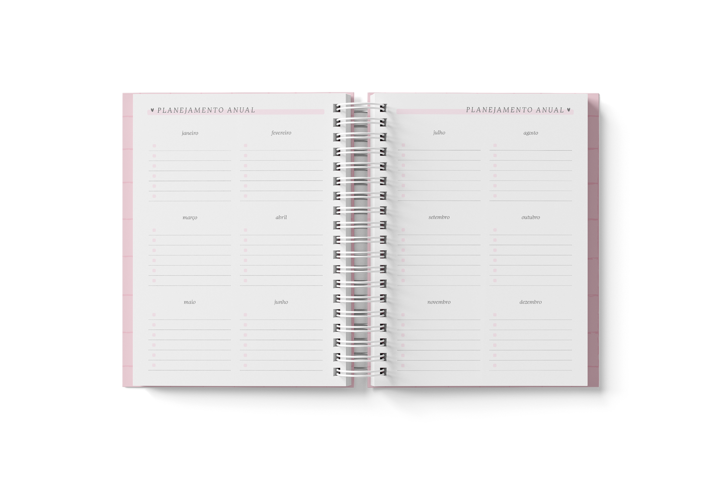 Planner A5 Branco papel 2