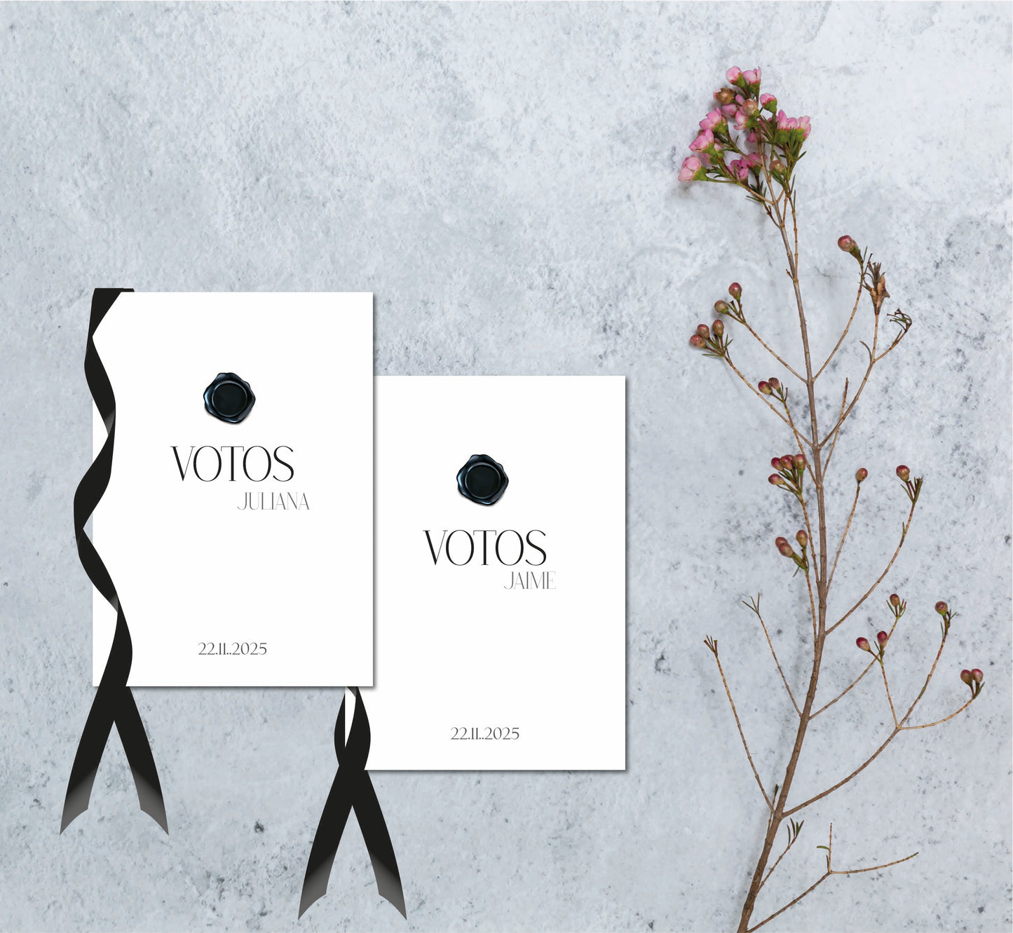 Livro de votos Juliana&Jaime