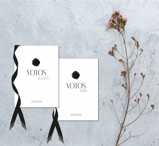 Livro de votos Juliana&Jaime