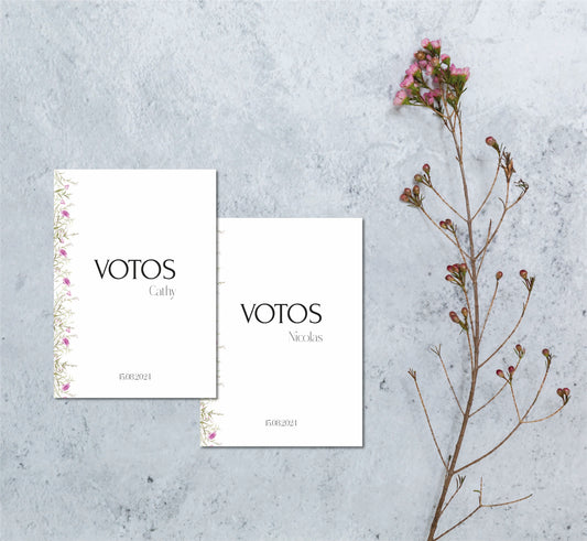 Livro de votos Cathy&Nicolas