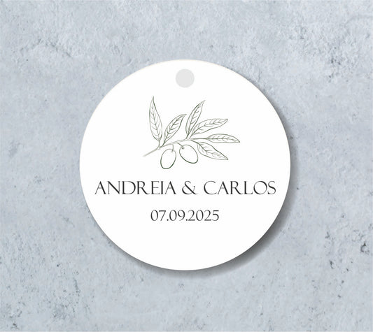 Etiquetas Andreia&Carlos