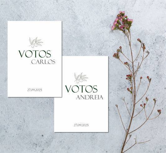 Livro de votos Andreia&Carlos