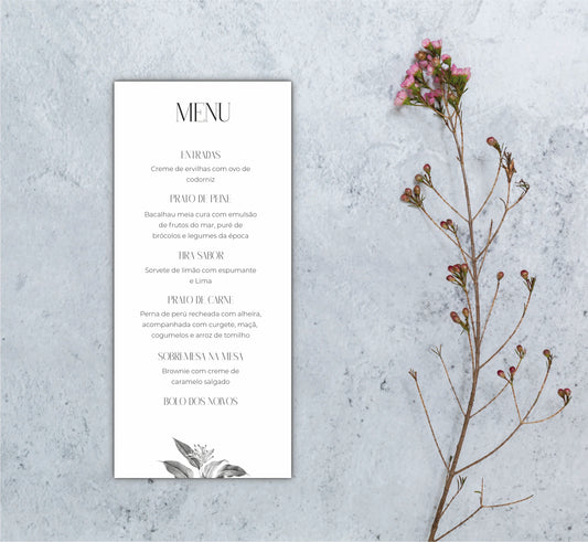 Menu Julieta&Joaquim