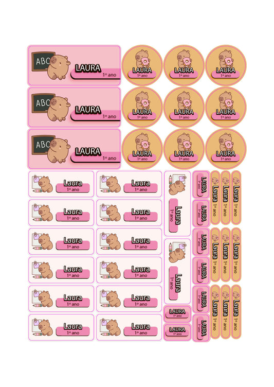 Pack etiquetas personalizadas
