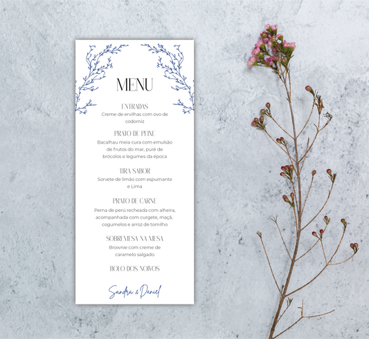 Menu Sandra&Daniel